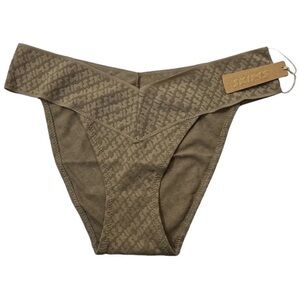 BUNDLE OF TWO Skims Intimates Underwear all over logo Olive 4x